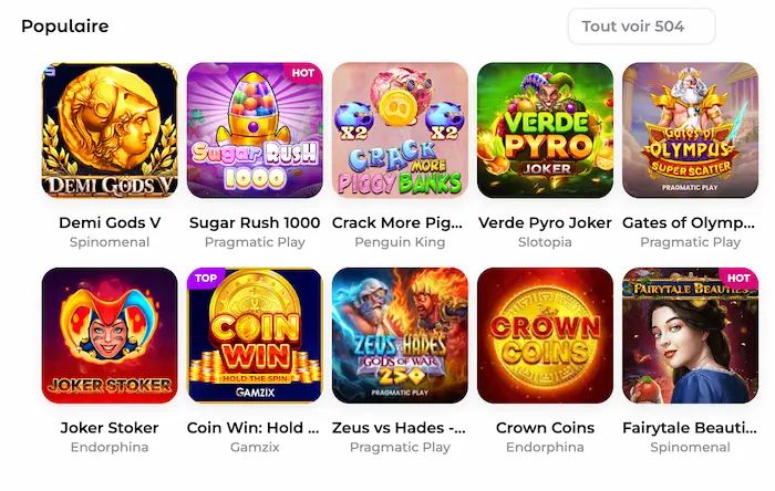 VERDE CASINO Home games