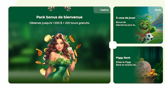 VERDE CASINO Offres Spéciales boni